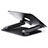 Support Ordinateur Portable Universel S08 pour Apple MacBook 12 pouces Noir Petit
