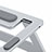 Support Ordinateur Portable Universel S10 pour Apple MacBook 12 pouces Argent Petit