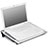 Support Ordinateur Portable Ventilateur de Refroidissement Radiateur Universel 9 Pouces a 16 Pouces M05 pour Apple MacBook Pro 13 pouces Argent Petit