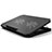 Support Ordinateur Portable Ventilateur de Refroidissement Radiateur Universel 9 Pouces a 16 Pouces M19 pour Huawei MateBook D15 (2020) 15.6 Noir Petit