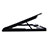 Support Ordinateur Portable Ventilateur de Refroidissement Radiateur Universel 9 Pouces a 16 Pouces M22 pour Apple MacBook 12 pouces Noir Petit