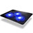 Support Ordinateur Portable Ventilateur de Refroidissement Radiateur Universel 9 Pouces a 17 Pouces L04 pour Apple MacBook Pro 13 pouces Noir