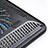 Support Ordinateur Portable Ventilateur de Refroidissement Radiateur Universel 9 Pouces a 17 Pouces L04 pour Huawei MateBook D15 (2020) 15.6 Noir Petit