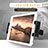 Support Tablette Universel Voiture Siege Arriere Pliable Rotatif 360 B02 pour Samsung Galaxy Tab 4 7.0 SM-T230 T231 T235 Noir Petit