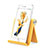 Support Telephone Support de Bureau Universel Jaune