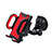 Support Telephone Voiture avec Ventouse Universel M11 Rouge Petit