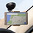 Support Telephone Voiture avec Ventouse Universel M13 Or Petit