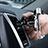 Support Telephone Voiture Grille Aeration Universel A03 Argent Petit