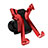 Support Telephone Voiture Grille Aeration Universel A03 Rouge Petit