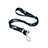 Tour de Cou Laniere Attache Strap Universel K02 Noir