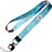 Tour de Cou Laniere Attache Strap Universel N02 Bleu