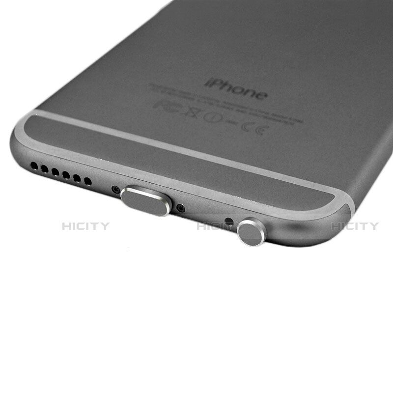 Bouchon Anti-poussiere Lightning USB Jack J01 pour Apple iPhone 14 Pro Noir Plus