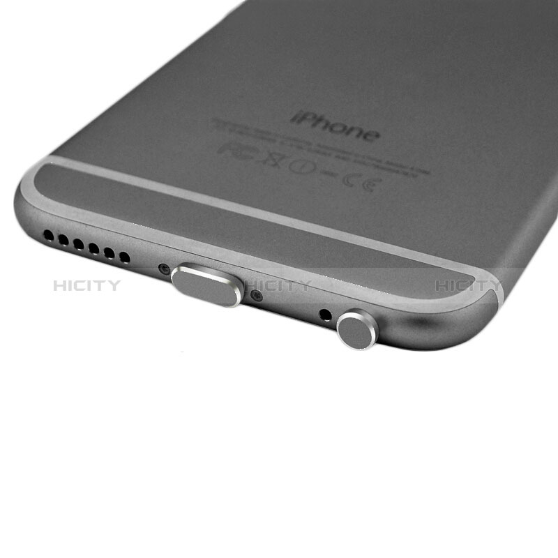 Bouchon Anti-poussiere Lightning USB Jack J01 pour Apple New iPad 9.7 (2017) Noir Plus