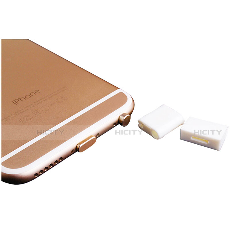 Bouchon Anti-poussiere Lightning USB Jack J02 pour Apple iPhone SE3 (2022) Or Plus