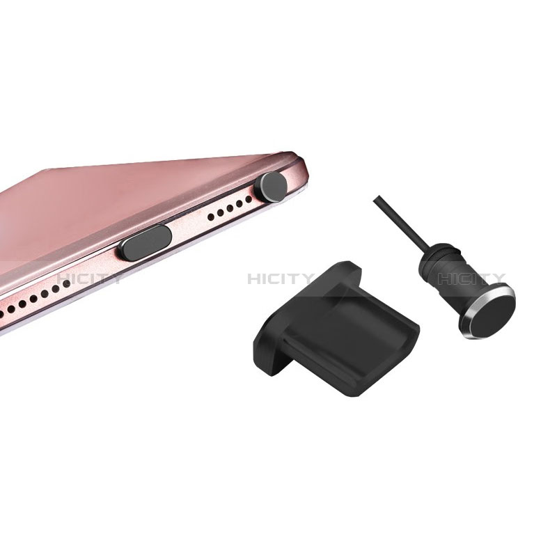 Bouchon Anti-poussiere USB-B Jack Android Universel H01 Noir Plus