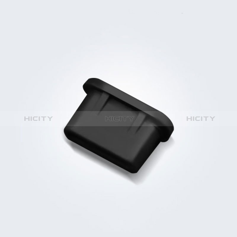 Bouchon Anti-poussiere USB-C Jack Type-C Universel H11 pour Apple iPhone 15 Noir Plus