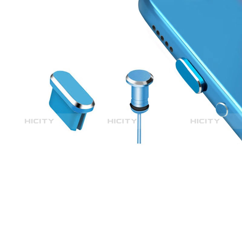 Bouchon Anti-poussiere USB-C Jack Type-C Universel H15 Bleu Plus