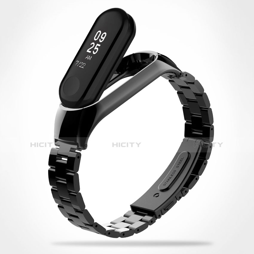 Bracelet Metal Acier Inoxydable pour Xiaomi Mi Band 3 Plus