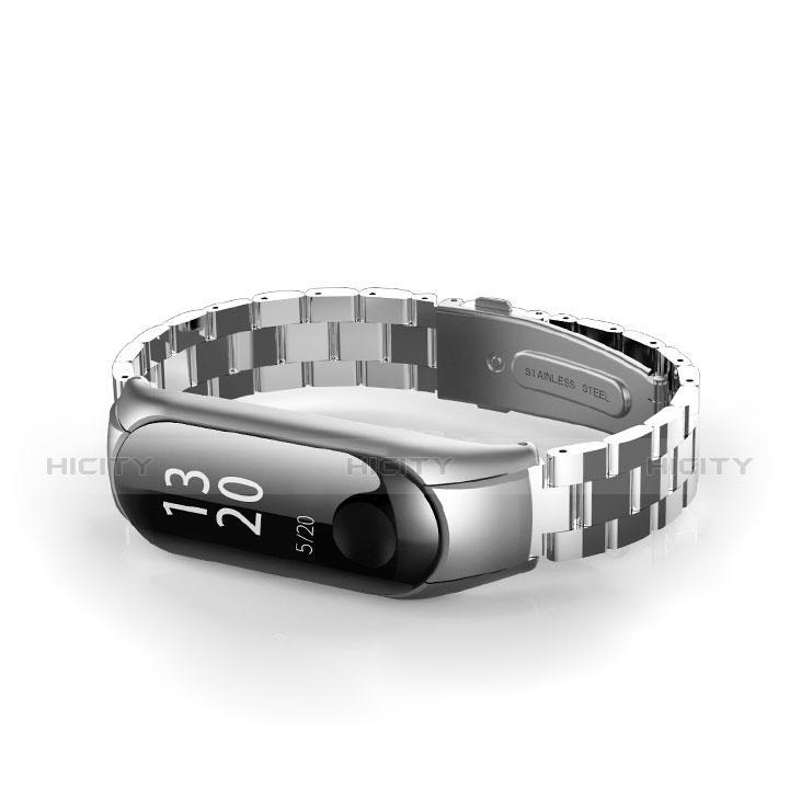 Bracelet Metal Acier Inoxydable pour Xiaomi Mi Band 3 Plus