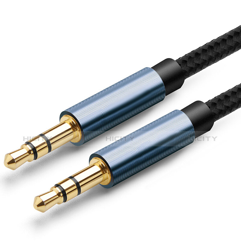 Cable Auxiliaire Audio Stereo Jack 3.5mm Male vers Male A04 Noir Plus