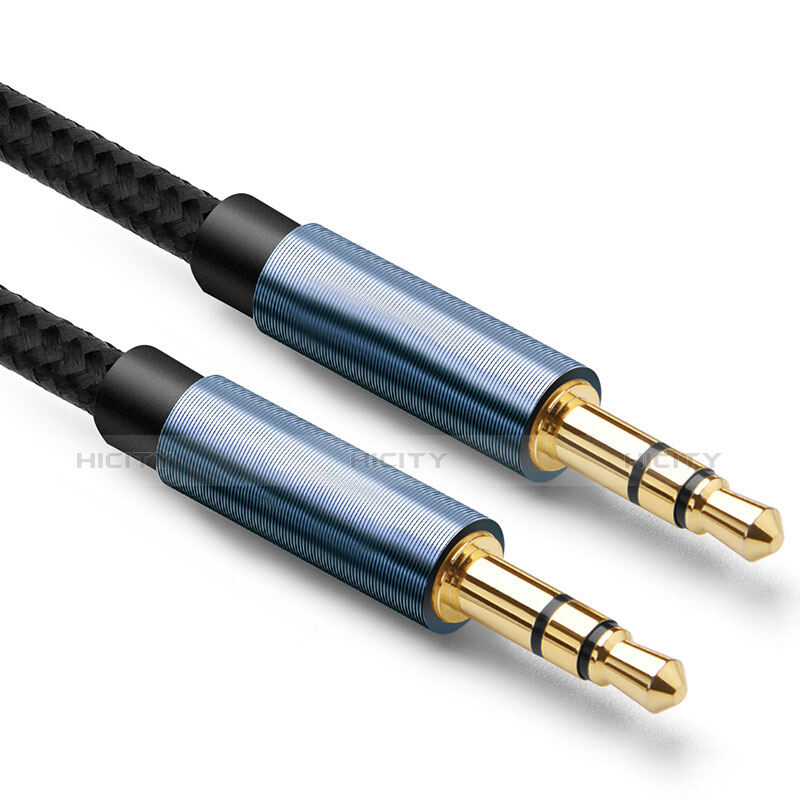 Cable Auxiliaire Audio Stereo Jack 3.5mm Male vers Male A04 Noir Plus