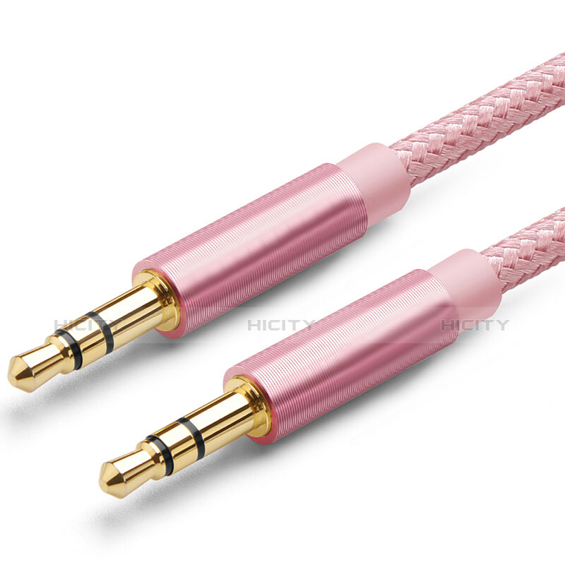 Cable Auxiliaire Audio Stereo Jack 3.5mm Male vers Male A04 Rose Plus