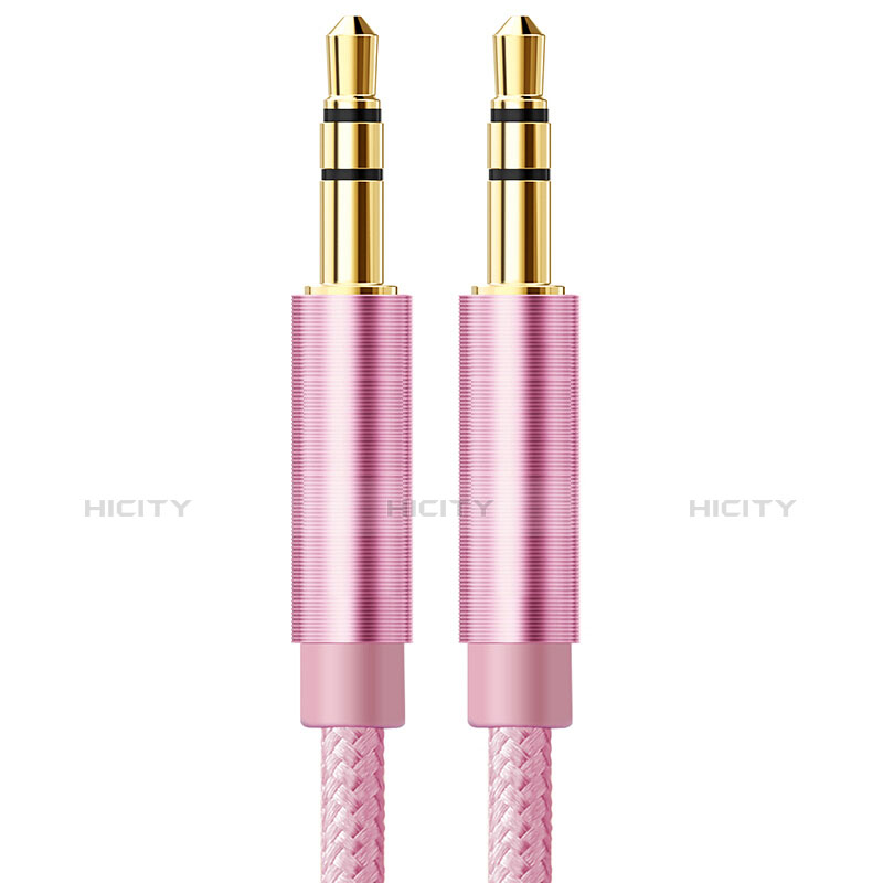 Cable Auxiliaire Audio Stereo Jack 3.5mm Male vers Male A04 Rose Plus