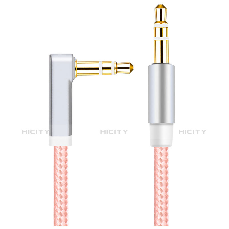 Cable Auxiliaire Audio Stereo Jack 3.5mm Male vers Male A08 Rose Plus
