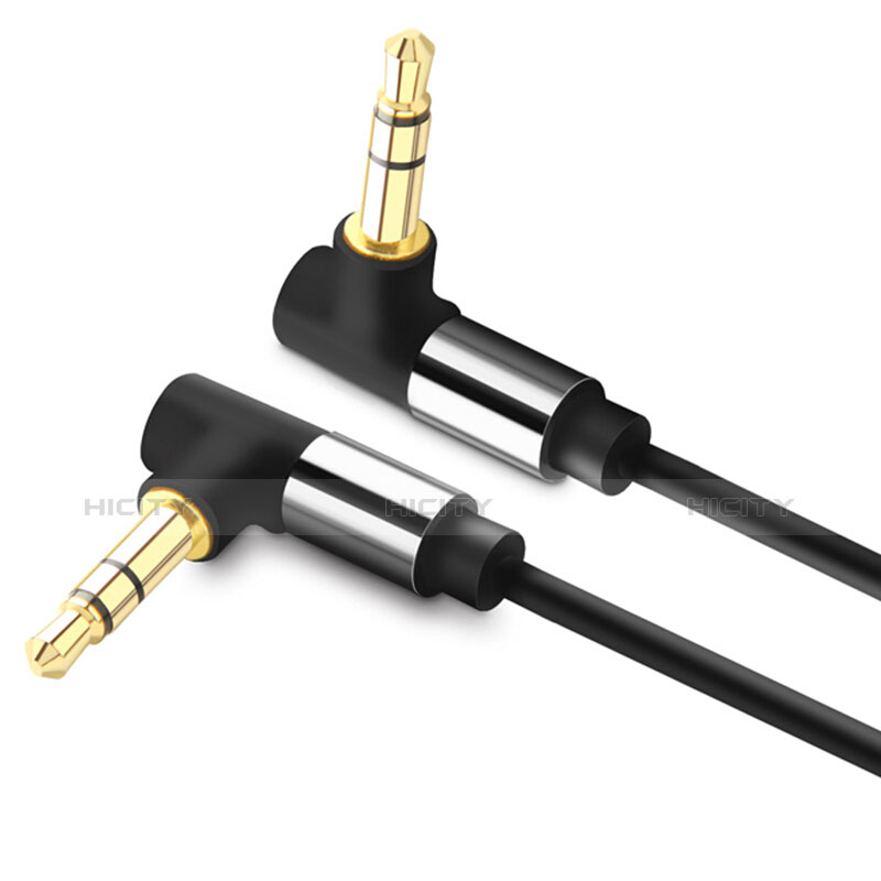 Cable Auxiliaire Audio Stereo Jack 3.5mm Male vers Male A09 Noir Plus