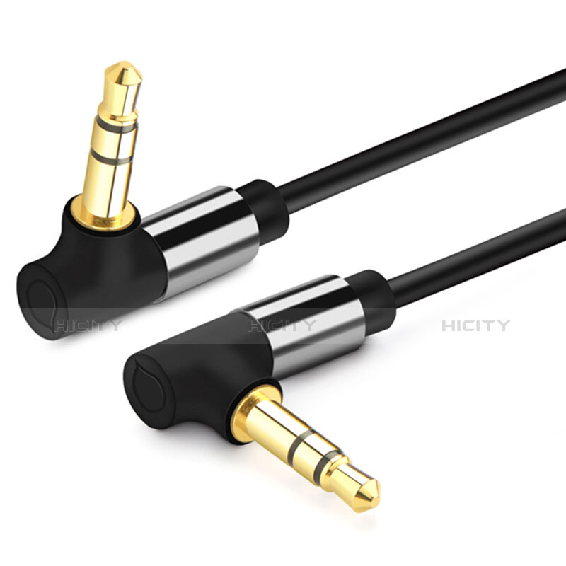 Cable Auxiliaire Audio Stereo Jack 3.5mm Male vers Male A09 Noir Plus