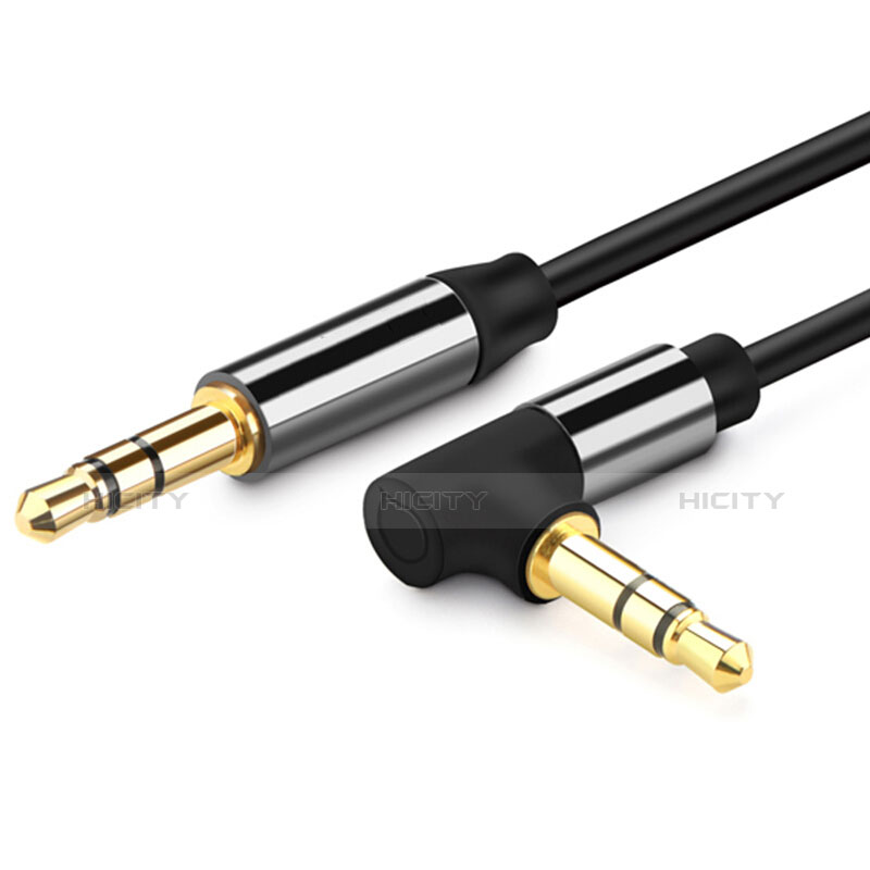 Cable Auxiliaire Audio Stereo Jack 3.5mm Male vers Male A10 Noir Plus