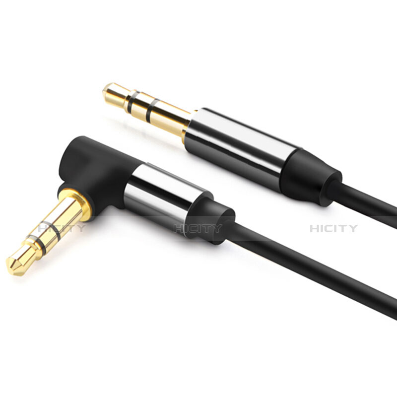 Cable Auxiliaire Audio Stereo Jack 3.5mm Male vers Male A10 Noir Plus