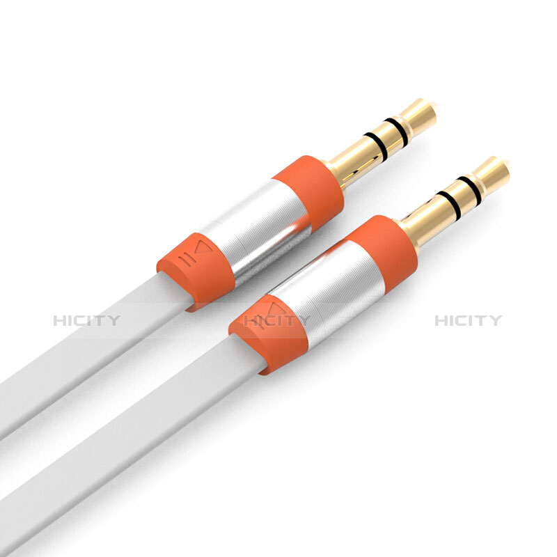 Cable Auxiliaire Audio Stereo Jack 3.5mm Male vers Male A12 Orange Plus
