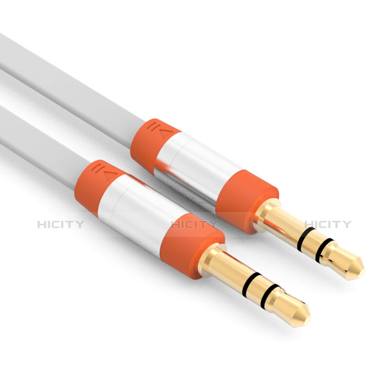 Cable Auxiliaire Audio Stereo Jack 3.5mm Male vers Male A12 Orange Plus
