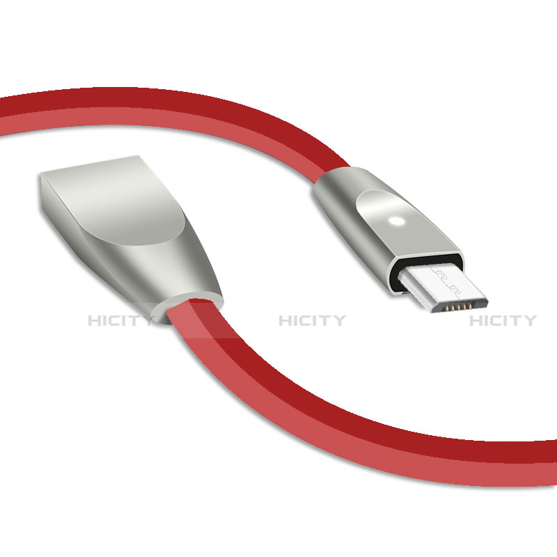 Cable Micro USB Android Universel M02 Rouge Plus