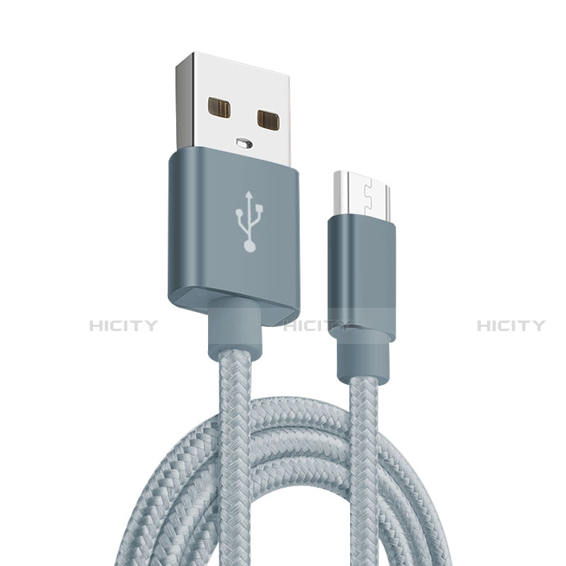 Cable Micro USB Android Universel M03 Gris Plus