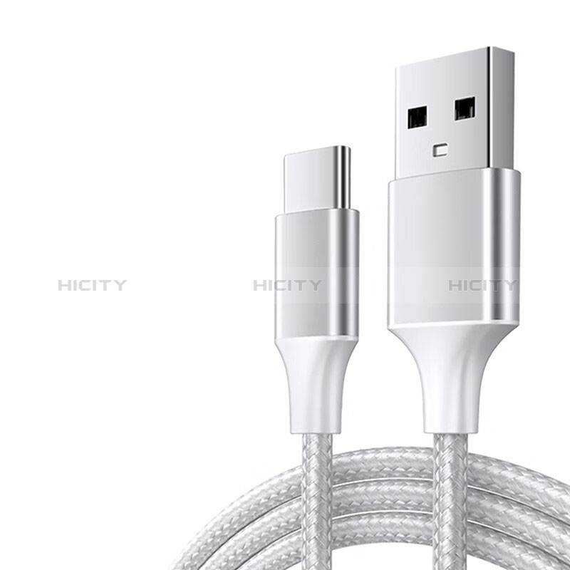 Cable Type-C Android Universel 3A H04 Blanc Plus