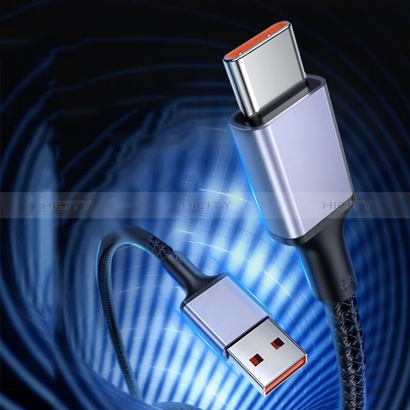 Cable Type-C Android Universel 60W H02 Noir Plus