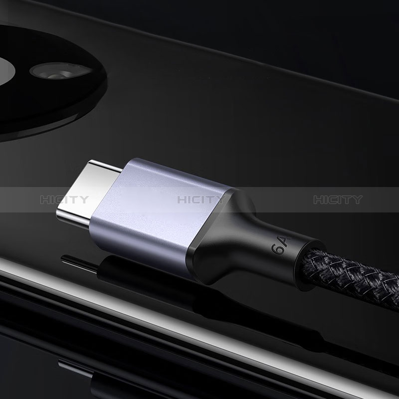 Cable Type-C Android Universel 60W H02 pour Apple iPhone 15 Pro Max Noir Plus