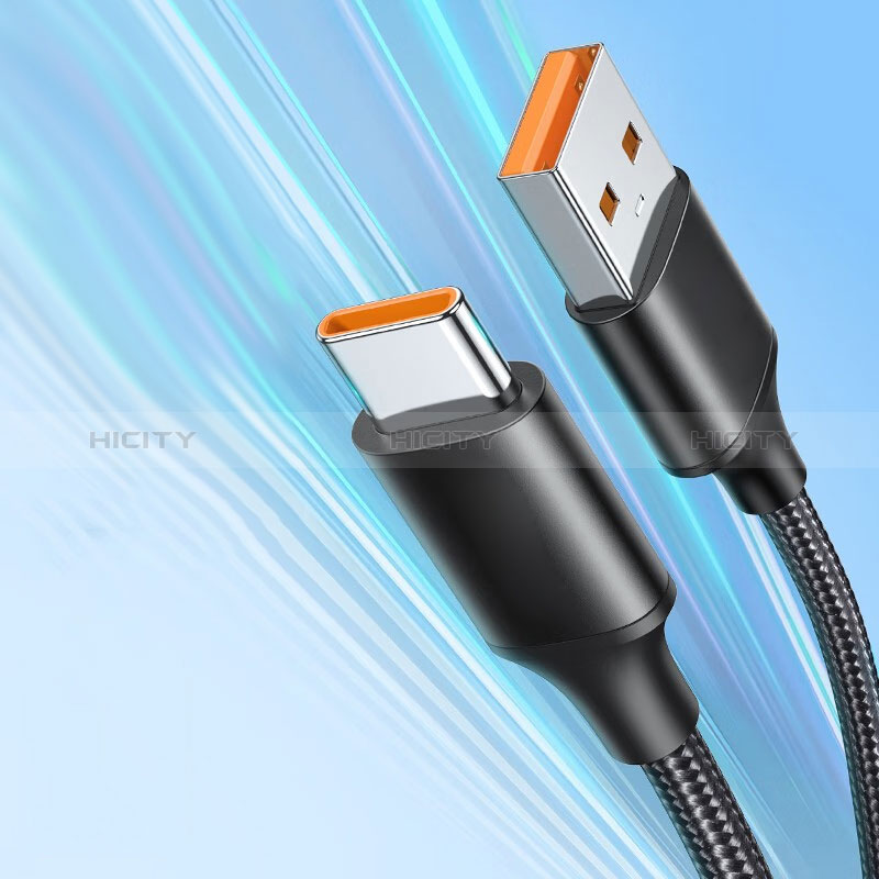 Cable Type-C Android Universel 6A H01 Noir Plus