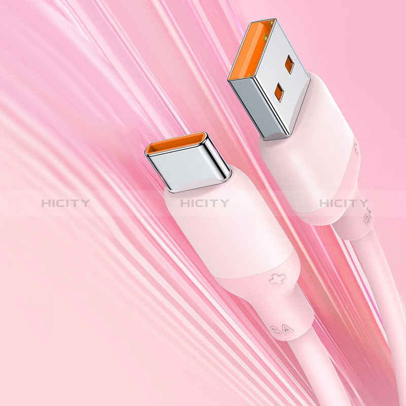 Cable Type-C Android Universel 6A H04 Rose Plus