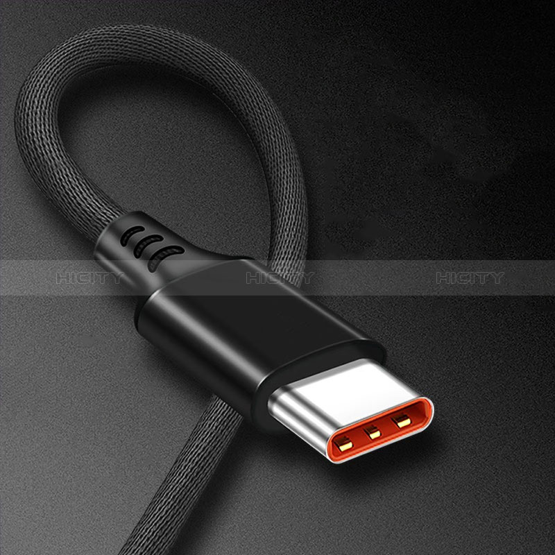 Cable Type-C Android Universel 6A H06 Noir Plus