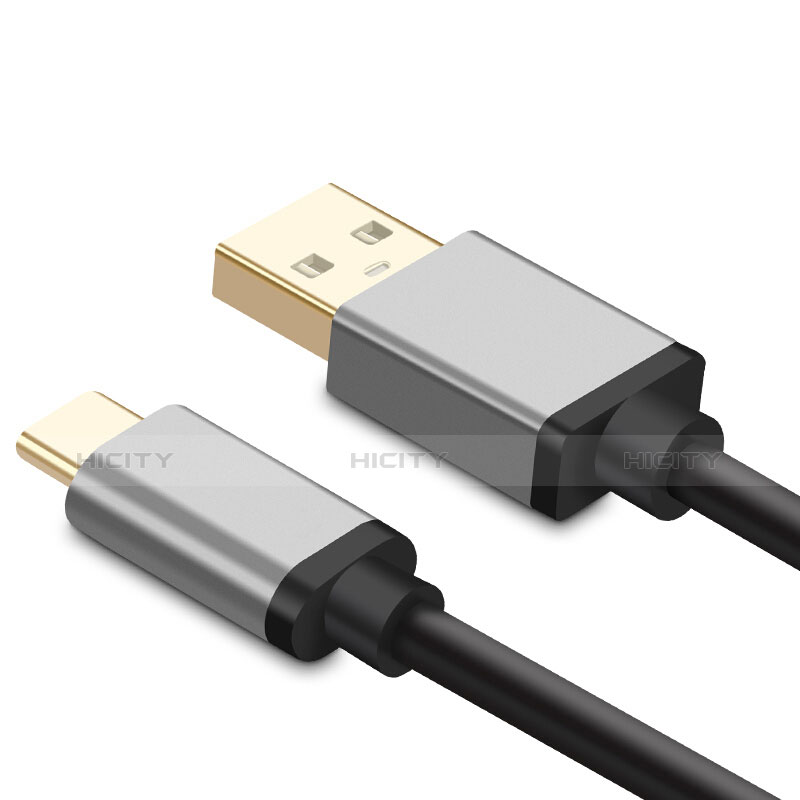 Cable Type-C Android Universel T02 Noir Plus