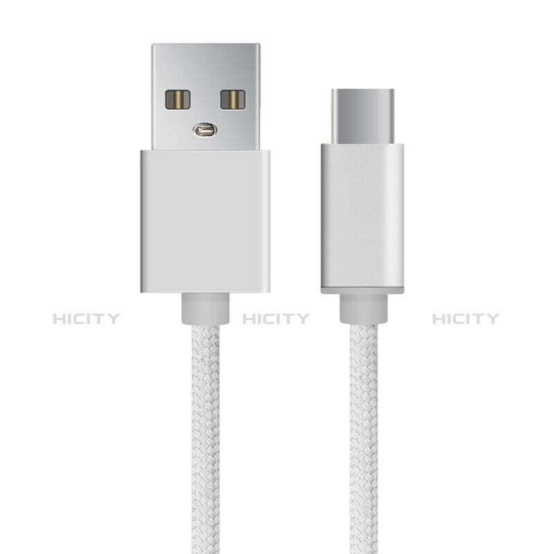 Cable Type-C Android Universel T04 Argent Plus