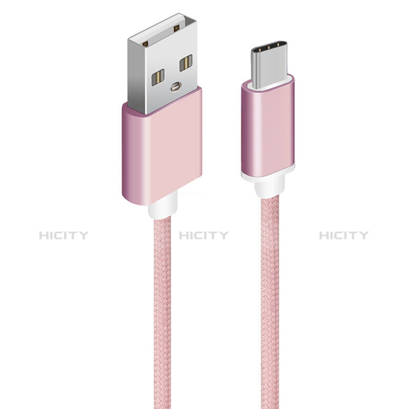Cable Type-C Android Universel T04 Rose Plus