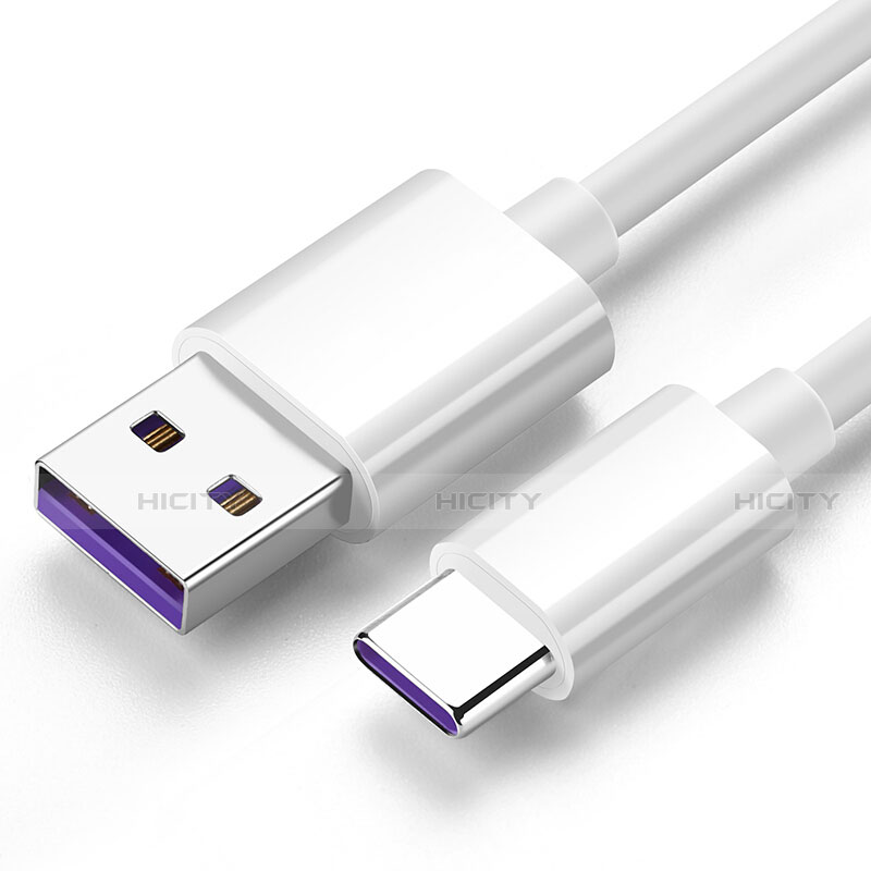 Cable Type-C Android Universel T06 Blanc Plus