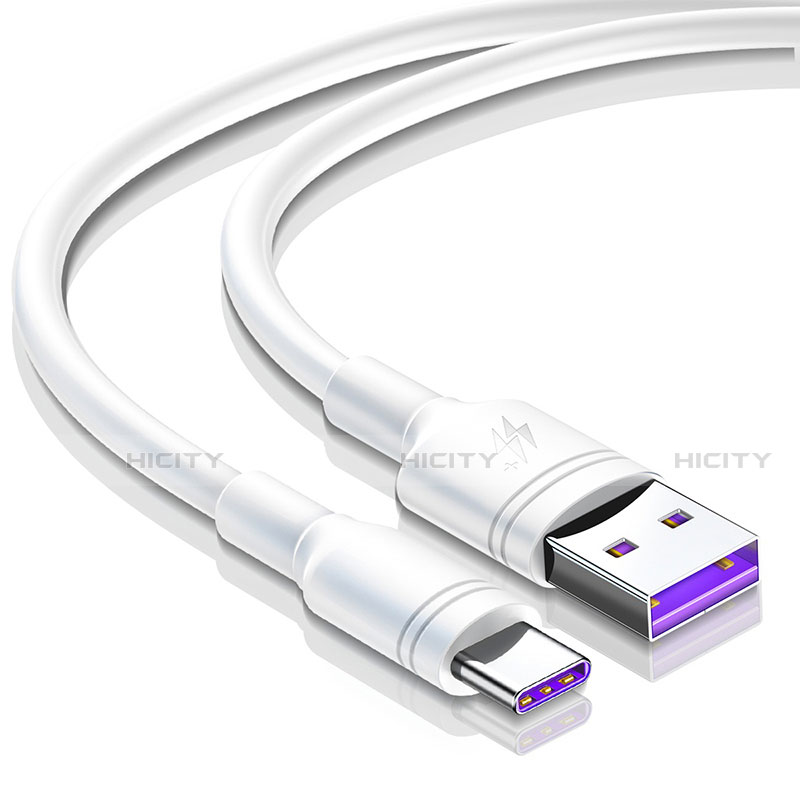 Cable Type-C Android Universel T15 Blanc Plus