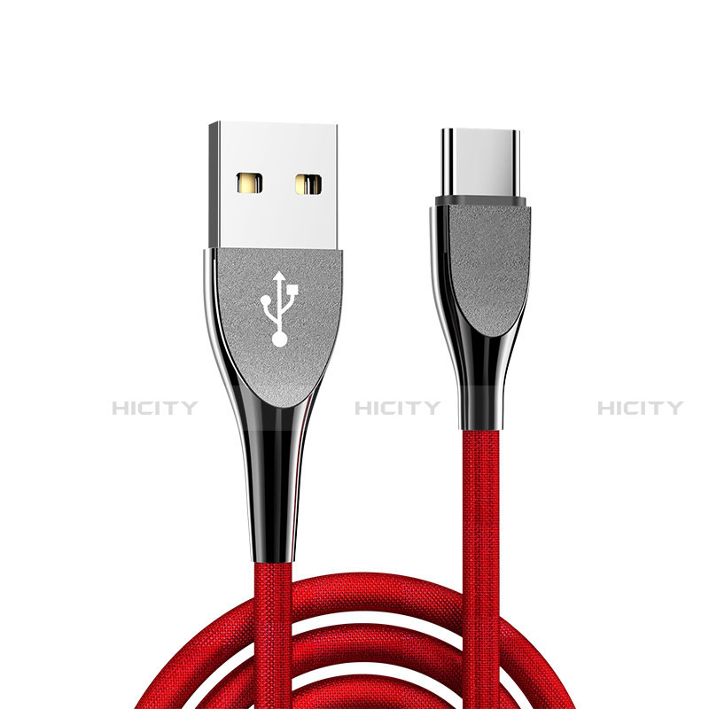 Cable Type-C Android Universel T21 Rouge Plus