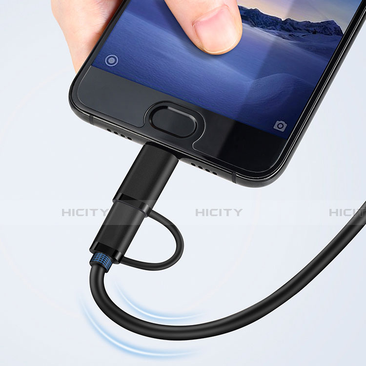 Cable Type-C et Mrico USB Android Universel T01 Noir Plus