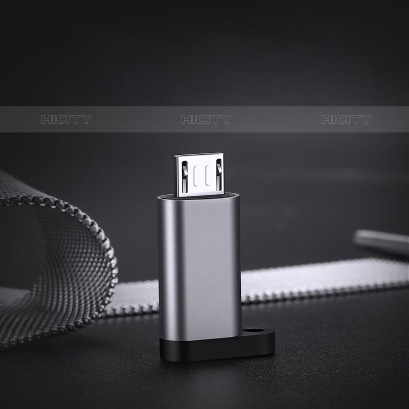 Cable Type-C USB-C vers Mocro USB-B H02 pour Apple iPad Air 5 10.9 (2022) Gris Fonce Plus